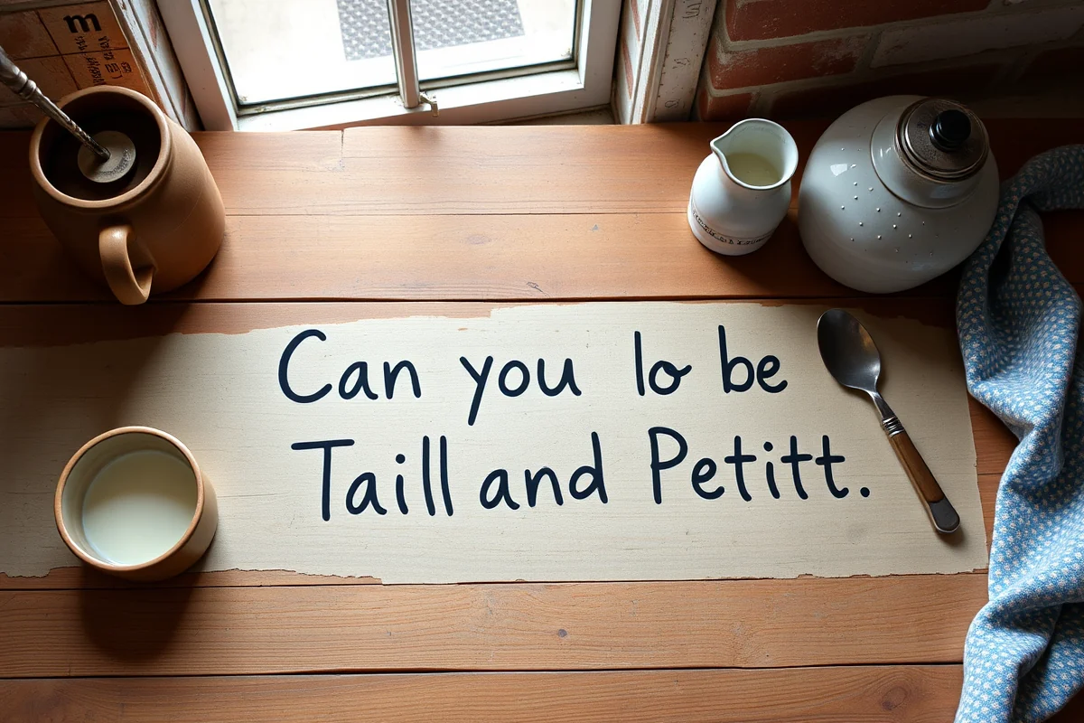 can you be tall and petite — Can You Be Tall And Petite (the finished result)